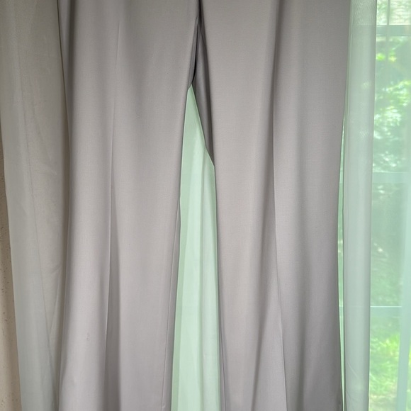 Lafayette 148 New York Menswear Pants Stretch Cotton Khaki Tan Size 10 NEW - Picture 11 of 16